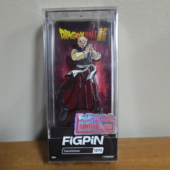 Figpin Other - FiGPiN Dragon Ball Super Tenshinhan Action Figure - Red and Black